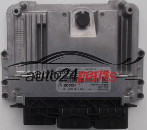 KOMPUTER STEROWNIK SILNIKA FORD FIESTA 1.6 TDCI BOSCH 0281018079, AV2112A650HJ