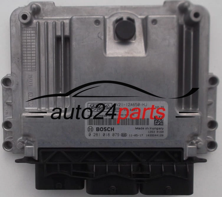 KOMPUTER STEROWNIK SILNIKA FORD FIESTA 1.6 TDCI BOSCH 0281018079, AV2112A650HJ
