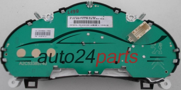 ZESPÓŁ WSKAŻNIKÓW ZEGARY PRĘDKOŚCIOMIERZ LICZNIK PEUGEOT CITROEN A2C53385740