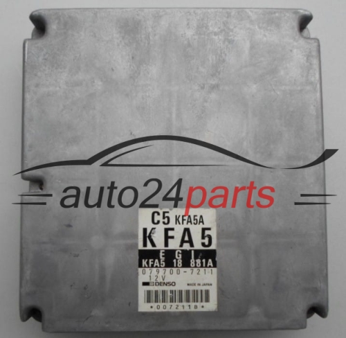 CALCULATEUR MOTEUR MAZDA XEDOS 6 Denso 079700-7211, KFA5 18 881A