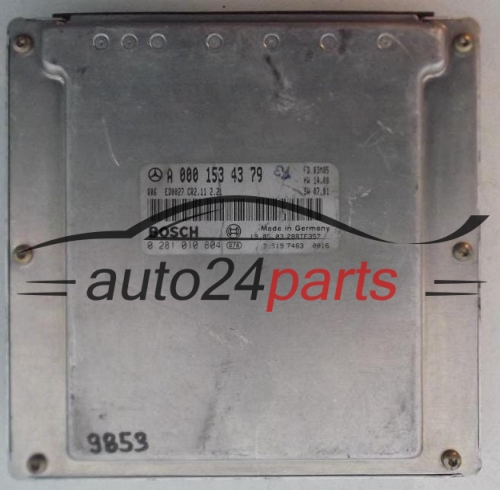 KOMPUTER STEROWNIK SILNIKA MERCEDES W210 2.2 CDI BOSCH 0 281 010 804, 0281010804, A 000 153 43 79, A0001534379 -