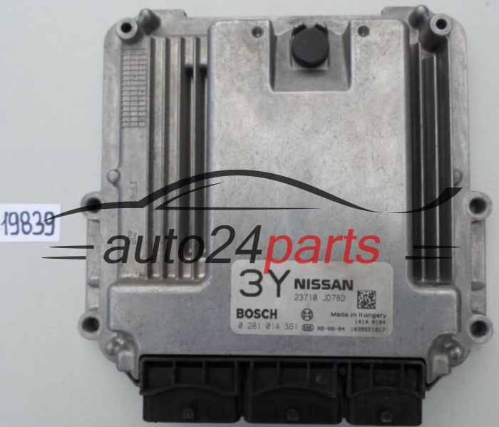 KOMPUTER STEROWNIK SILNIKA NISSAN QASHQAI 2.0 DCI BOSCH 0 281 014 361