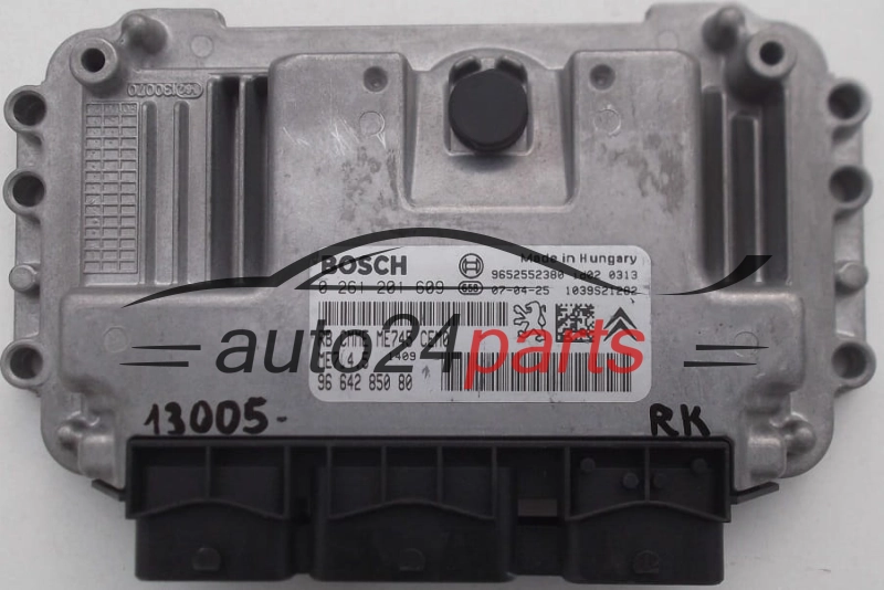 KOMPUTER STEROWNIK SILNIKA CITROEN C4 1.6 BOSCH 0 261 201 609,  96 642 850 80
