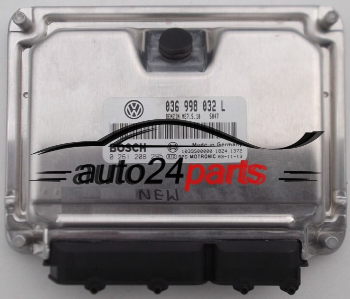 KOMPUTER STEROWNIK SILNIKA VW VOLKSWAGEN GOLF 1.4 BOSCH 0261208295, 036998032L