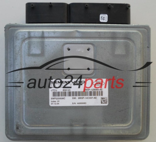 ECU CENTRALITA DE MOTOR  FORD FOCUS SIEMENS VDO 5WP22350AC, 5M5P-12B565-AE, 5M5P-14C337-AE
