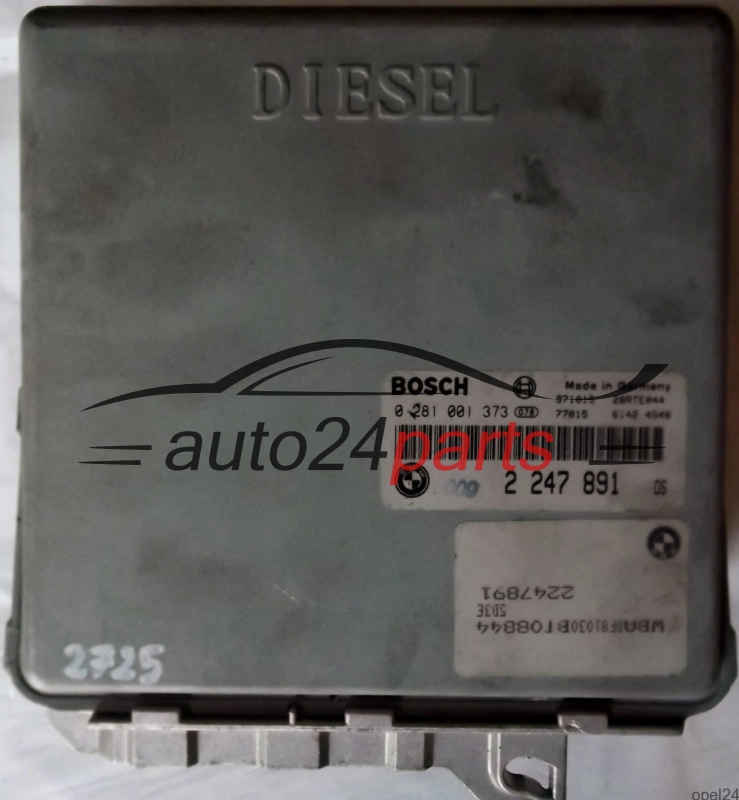 ECU CENTRALITA DE MOTOR BMW 5 E39 525 TDS BOSCH 0281001373