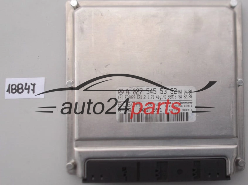 KOMPUTER STEROWNIK SILNIKA MERCEDES BOSCH 0 281 001 991, A 027 545 53 32