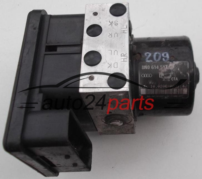 Pompe ABS et calculateur AUDI TT 8N0 614 517 D,  ATE 10.0206-0031.4