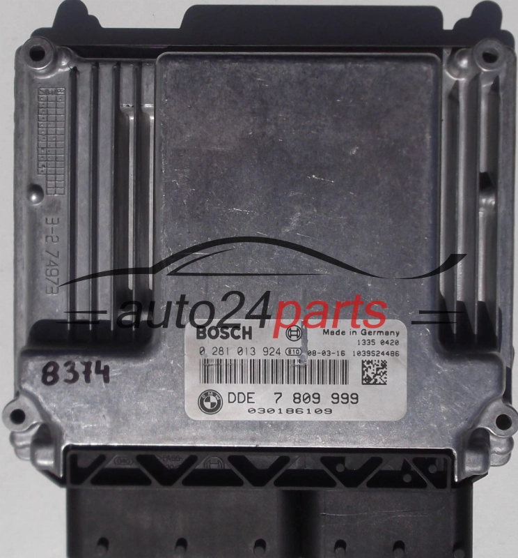 CALCULATEUR MOTEUR BMW X3 2.0 BOSCH 0 281 013 924,  DDE 7 809 999