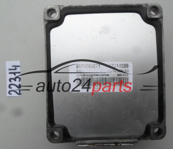 KOMPUTER STEROWNIK SILNIKA OPEL CORSA COMBO 1.7 DELPHI DELCO 12214089 ISUZU 8973003271