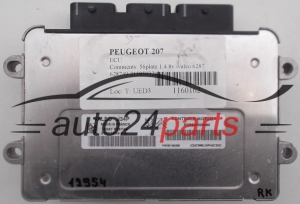 CALCULATEUR MOTEUR PEUGEOT 207 1.4 VALEO J34P 21585932-9 A, 215859329A, SW9663306680, 9663306680