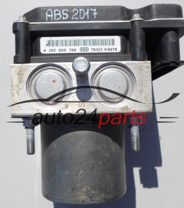 ABS POMPA I STEROWNIK SMART FORTWO BOSCH 0 265 950 786