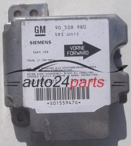 CALCULATEUR AIRBAG OPEL VECTRA B GM 90 508 980, 90508980, SIEMENS 5WK4 169, 5WK4169 