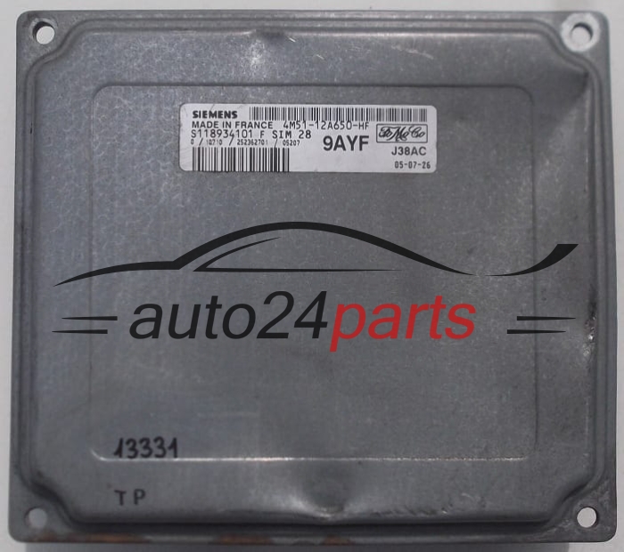 KOMPUTER STEROWNIK SILNIKA FORD FOCUS FIESTA SIEMENS S118934101 F