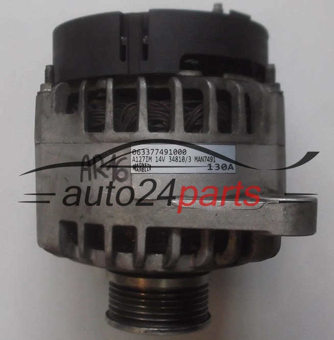 ALTERNATOR 1.9 CDTI OPEL SAAB MAGNETI MARELLI 063377491000, 130A