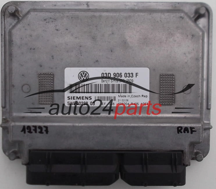 Sterownik silnika VOLKSWAGEN POLO SIEMENS 5WP40298 03D906033F -
