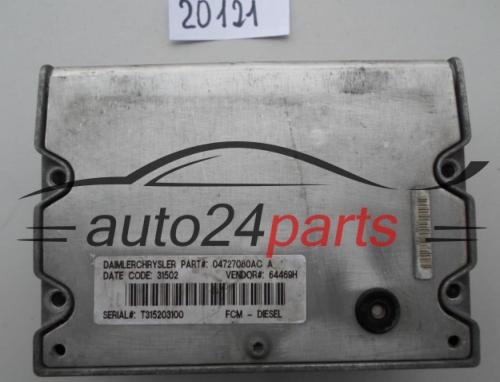 KOMPUTER STEROWNIK SILNIKA CHRYSLER 2.5 CRD 04727080AC, 64469H