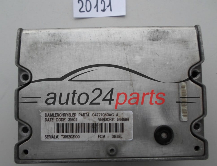 KOMPUTER STEROWNIK SILNIKA CHRYSLER 2.5 CRD 04727080AC, 64469H