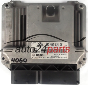 ECU CENTRALITA DE MOTOR VW VOLKSWAGEN GOLF 1.9 TDI 03G906021QK, 03G 906 021 QK, 03G906021AB, 03G 906 021 AB, BOSCH 0 281 014 055, 0281014055, DIESEL EDC16U34EDC16U34