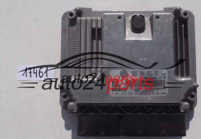 MOTORSTEUERGERÄT ECU STEUERGERAT VOLKSWAGEN GOLF 2.0 TDI BOSCH 0 281 013 228,  03G 906 021 KK, EDC16U34 