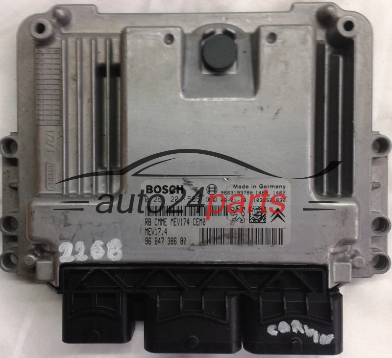 ECU CENTRALITA DE MOTOR PEUGEOT 207 CC 1.6 16V 9664738680