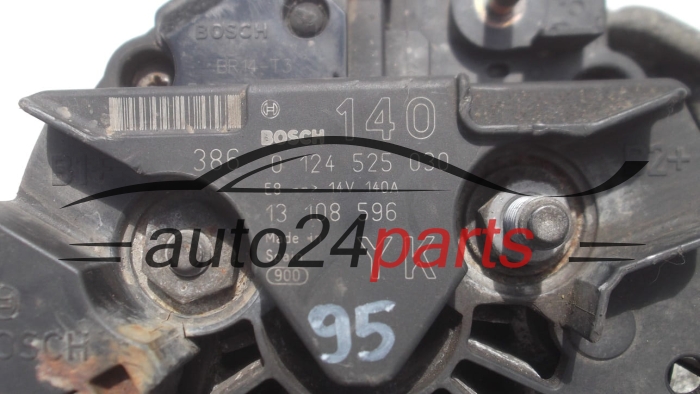 Alternateur OPEL VECTRA SIGNUM 2.0 DTI 2.2 DTR BOSCH  0124525030,  13108596 YK, 140A