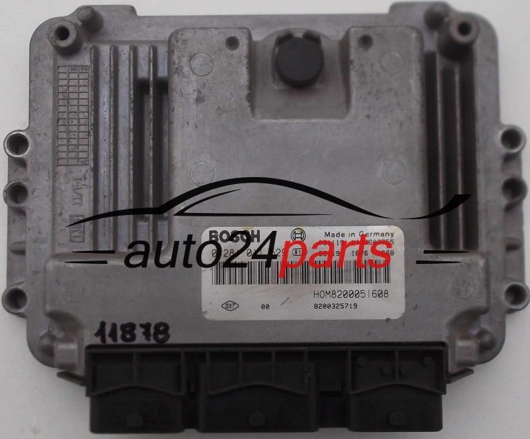 ECU CENTRALITA DE MOTOR RENAULT TRAFIC OPEL VIVARO NISSAN PRIMASTAR 1.9 DCI BOSCH 0 281 011 529, 0281011529, HOM 8200051608, 8200325719, 1039S03755