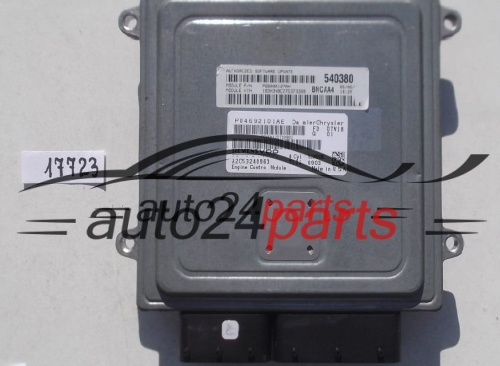 MOTORSTEUERGERÄT ECU STEUERGERÄT CHRYSLER DODGE CALIBER 2.0 SIEMENS VDO A2C53240963, SIM90E, P04692101AE
