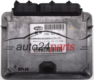 KOMPUTER STEROWNIK SILNIKA FIAT BRAVO 1.6 16V, IAW 4EF.B1, IAW4EFB1, 46823487, 61600.455.02 F, 6160045502F - 10416
