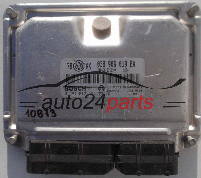 KOMPUTER STEROWNIK SILNIKA VW VOLKSWAGEN PASSAT 1.9 TDI AVB 038 906 019 EA, 038906019EA, BOSCH 0 281 010 554, 0281010554, 26SA4721