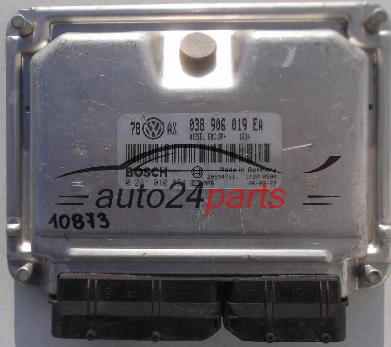 KOMPUTER STEROWNIK SILNIKA VW VOLKSWAGEN PASSAT 1.9 TDI AVB 038 906 019 EA, 038906019EA, BOSCH 0 281 010 554, 0281010554, 26SA4721