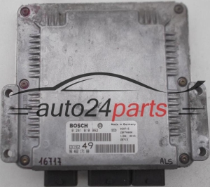 KOMPUTER STEROWNIK SILNIKA CITROEN XSARA II 2.0, BOSCH 0 281 010 962, 0281010962, 96 462 171 80, 9646217180, EDC15C249 - 