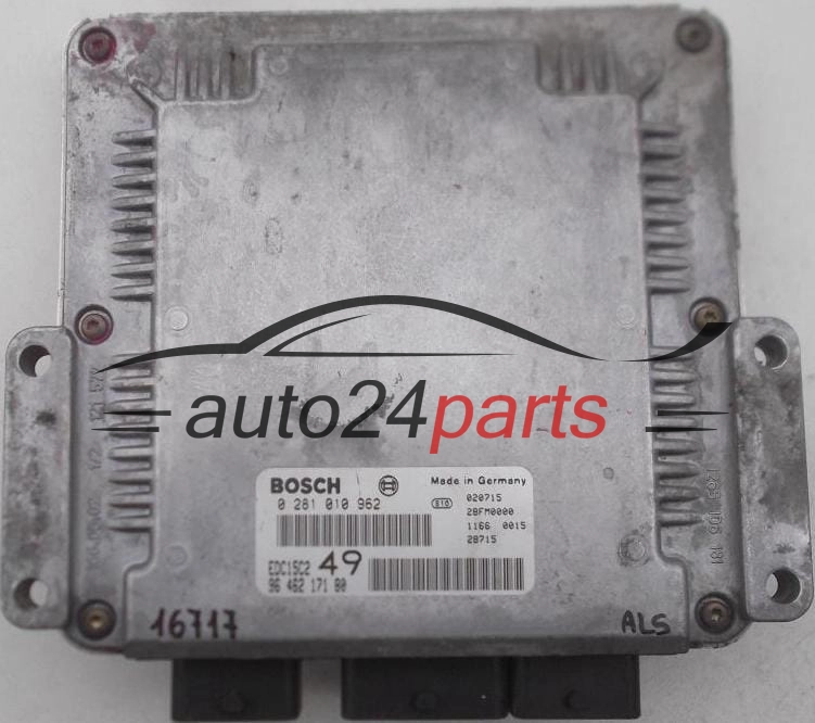 KOMPUTER STEROWNIK SILNIKA CITROEN XSARA II 2.0, BOSCH 0 281 010 962