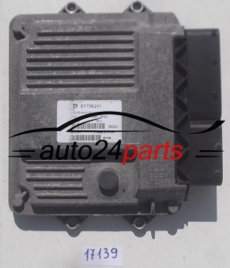 MOTORSTEUERGERÄT ECU STEUERGERÄT FIAT GRANDE PUNTO 1.3 SDE MAGNETI MARELLI MJD 6F3.P7, MJD6F3P7, FGP 51796241, 71600.019.06, 7160001906