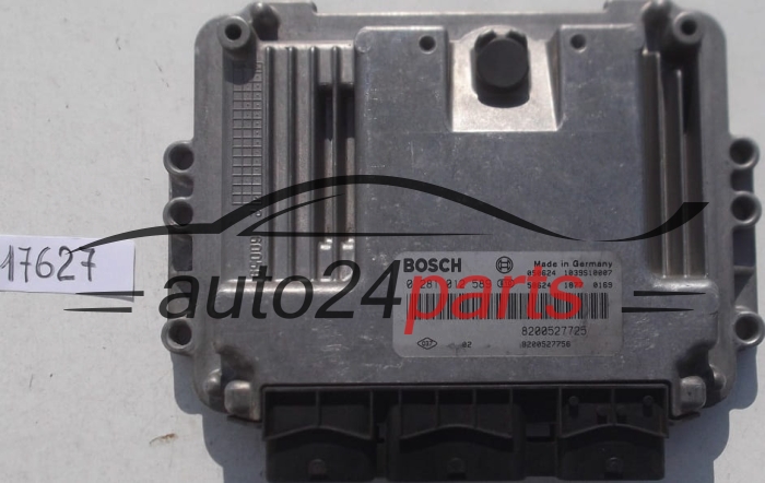 KOMPUTER STEROWNIK SILNIKA RENAULT MEGANE SCENIC 1.9 DCI BOSCH 0 281 012 589, 0281012589, 8200527725 8200527756 1039S10007