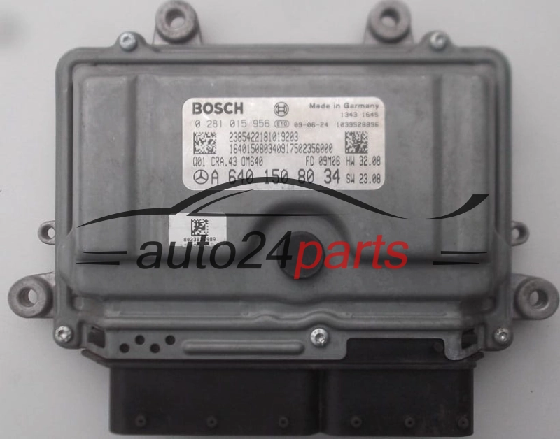 ECU CENTRALITA DE MOTOR  MERCEDES A 160 CDI BOSCH 0 281 015 956, A 640 150 80 34