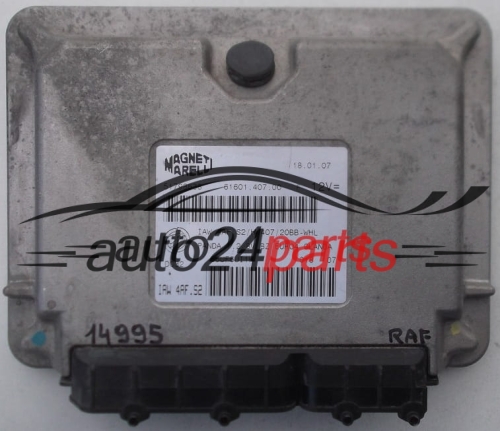 KOMPUTER STEROWNIK SILNIKA FIAT PANDA 1.2 MAGNETI MARELLI IAW 4AF.S2, 51798638, 61601.407.00