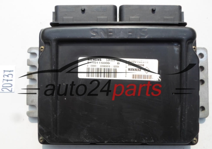 KOMPUTER STEROWNIK SILNIKA RENAULT CLIO 1.2 SIEMENS S110115000 B, S110115000B, 8200162378, 8200029658