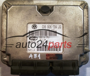 ECU CENTRALITA DE MOTOR  SEAT IBIZA 1.4 BKY Magneti Marelli IAW 4TV.JG, IAW4TVJG,  036 906 034 JG,  036906034JG, 61601.251.01, 6160125101 