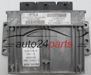 ECU CENTRALITA DE MOTOR  CITROEN 1.8 Sagem 21647776-2, 216477762, 9644674980, PSA 9648707680 