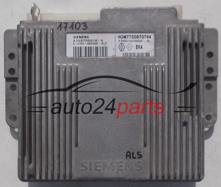 STEROWNIK SKRZYNI AUTOMATYCZNEJ RENAULT MEGANE SCENIC 1.6