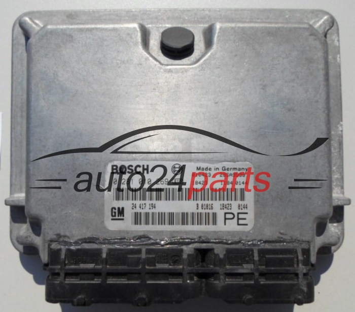 MOTORSTEUERGERÄT ECU STEUERGERÄT  OPEL VECTRA 2.0 DTI BOSCH 0 281 010 269, GM 24 417 194 PE