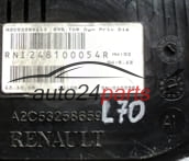 ZESPÓŁ WSKAŻNIKÓW ZEGARY PRĘDKOŚCIOMIERZ LICZNIK RENAULT MEGANE 1.5 DCI 248100054R, 248100054 R, AC53258659