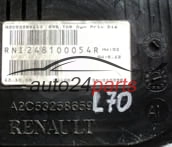 ZESPÓŁ WSKAŻNIKÓW ZEGARY PRĘDKOŚCIOMIERZ LICZNIK RENAULT MEGANE 1.5 DCI 248100054R, 248100054 R, AC53258659
