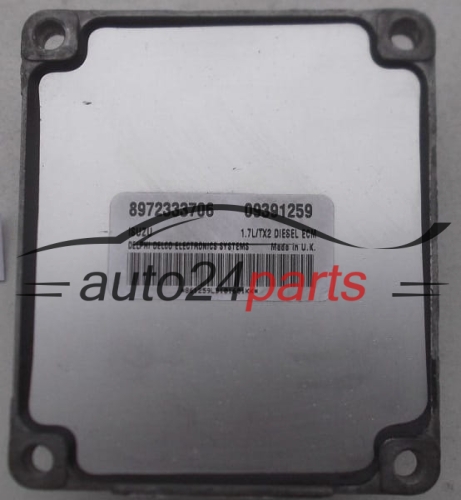 MOTORSTEUERGERÄT ECU STEUERGERAT OPEL CORSA COMBO 1.7 DELPHI DELCO 09391259 ISUZU 8972333706