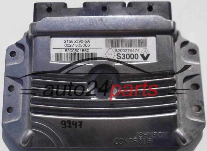 KOMPUTER STEROWNIK SILNIKA RENAULT MODUS 1.4 Johnson Controls 21585390-5A,  8200501860