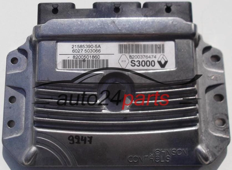 KOMPUTER STEROWNIK SILNIKA RENAULT MODUS 1.4 Johnson Controls 21585390-5A,  8200501860