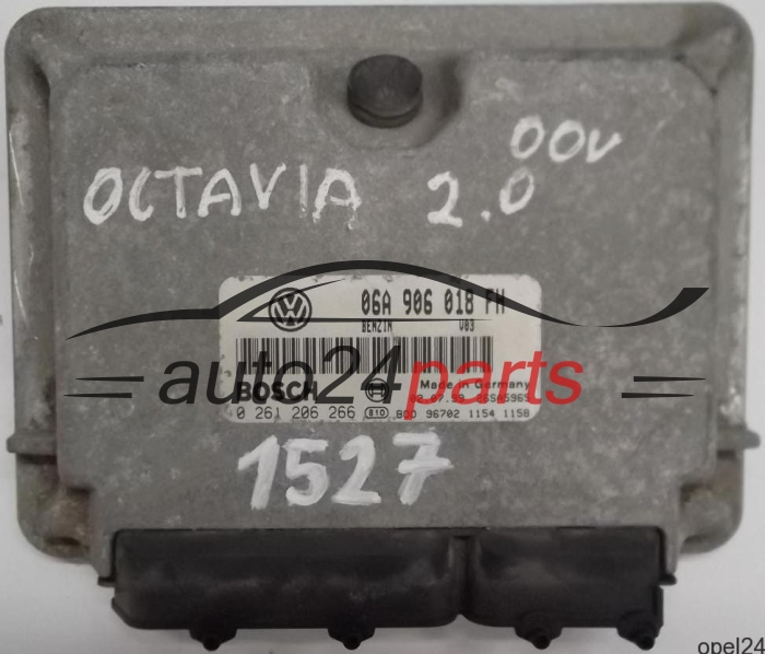 MOTORSTEUERGERÄT ECU STEUERGERÄT SKODA OCTAVIA 2.0 06A906018FH, 06A 906 018 FH, BOSCH 0261206266, 0 261 206 266 