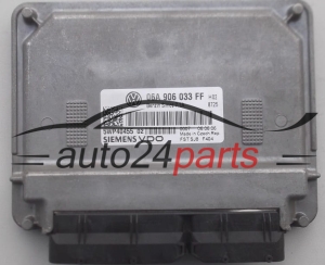 CALCULATEUR MOTEUR SEAT LEON 1.6 06A 906 033 FF, 06A906033FF, SIEMENS 5WP40455 02, 5WP4045502, SIMOS 7.1A 