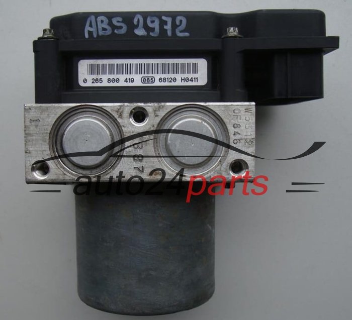 POMPE HYDRAULIQUE ET CALCULATEUR d'ABS FORD TRANSIT 2.2 TDCI BOSCH 0 265 231 531, 0265231531, 6C11-2M110-BC, 6C112M110BC, 0265800419 -